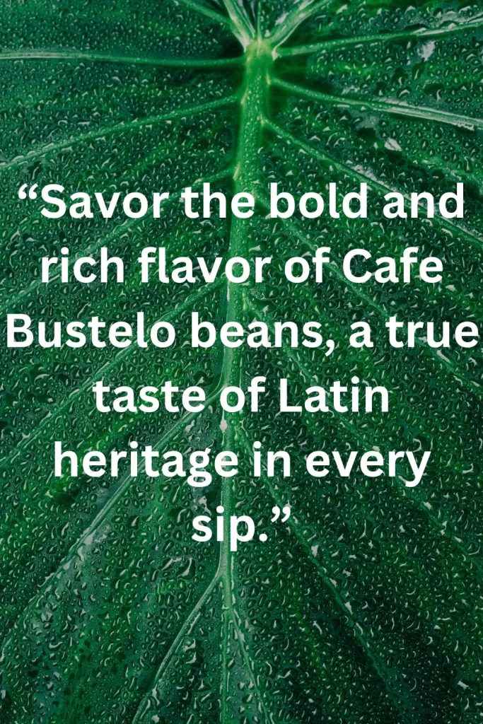 Cafe Bustelo beans