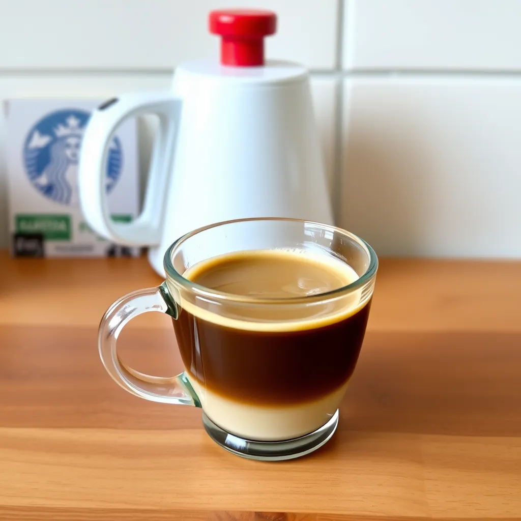 Small Strong Coffee with Milk - Elevate your coffee game. Use our generator to craft robust, creamy coffee that invigorates your mornings!