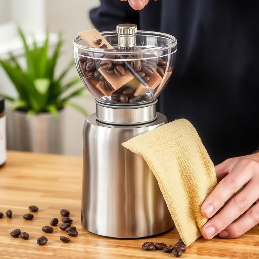 How to clean a coffee grinder
