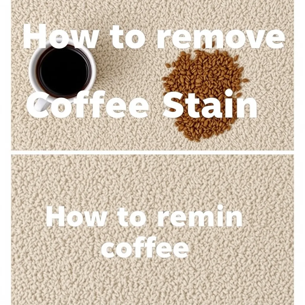 how to remove coffee stain from carpet